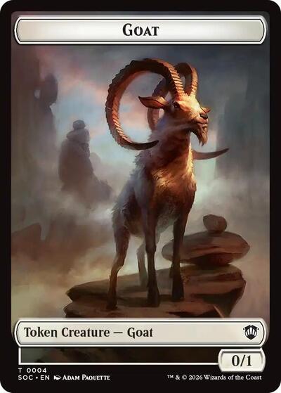 Goat // Fungus Beast Double-Sided Token