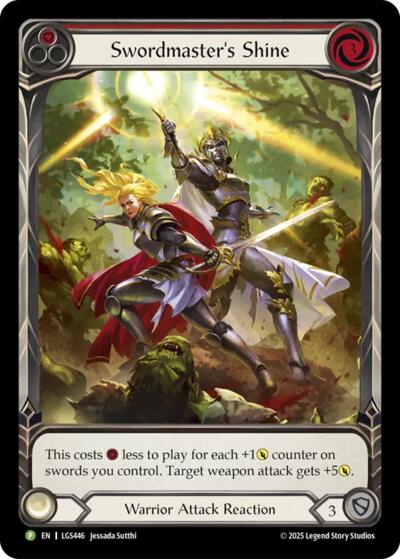 Swordmaster's Shine (Red) (Extended Art) - LGS446