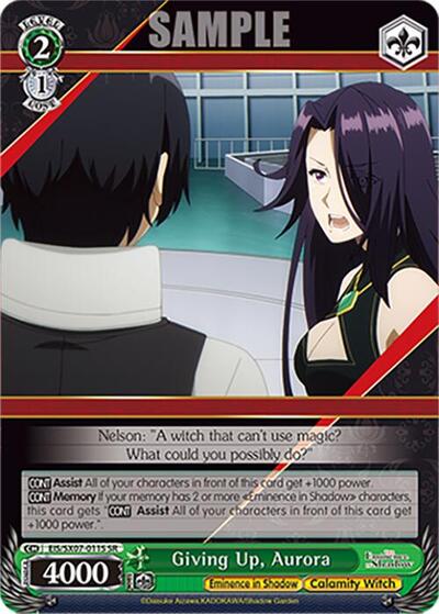 Giving Up, Aurora (SR)