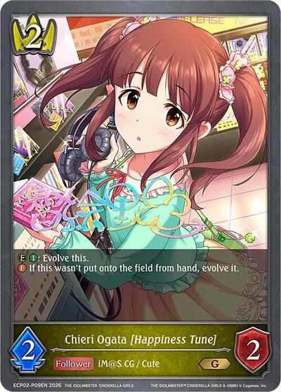 Chieri Ogata [Happiness Tune] - P09EN (Foil)