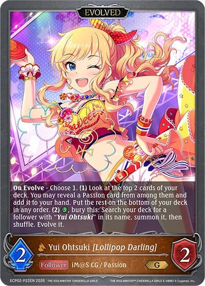 Yui Ohtsuki [Lollipop Darling] (Evolved) - P22EN (Foil)