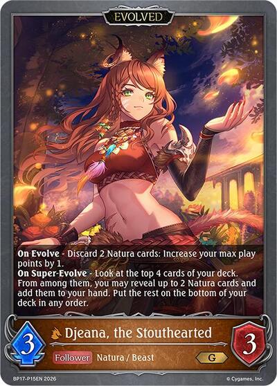 Djeana, the Stouthearted (Evolved) - P15EN (Foil)