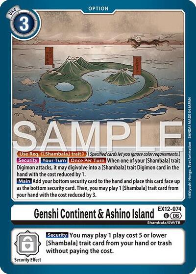 Genshi Continent & Ashino Island