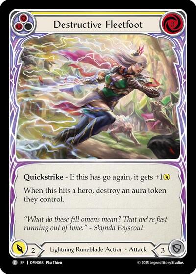 Destructive Fleetfoot (Yellow)