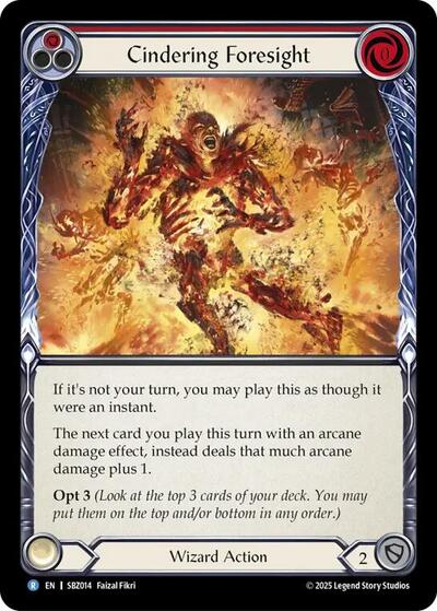 Cindering Foresight (Red)