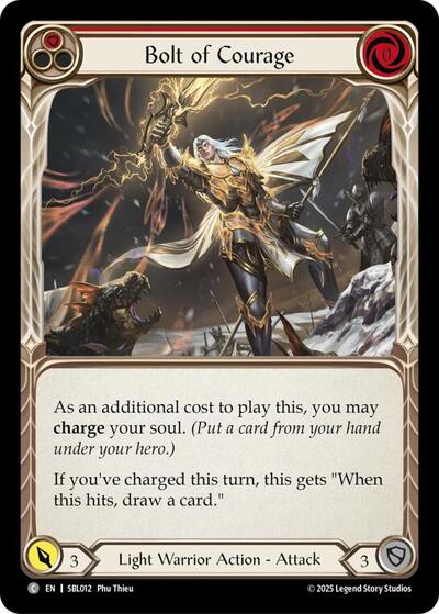 Bolt of Courage (Red)