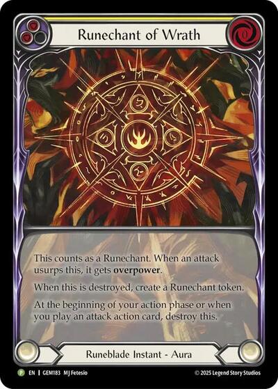 Runechant of Wrath (Yellow)