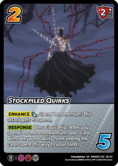 Stockpiled Quirks