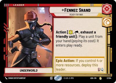 Fennec Shand - Ready for War