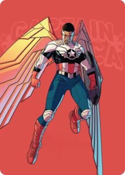 Captain America, Wings of Freedom Art Card (22/45)