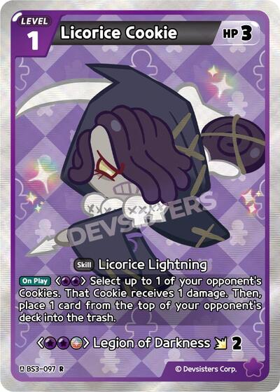 Licorice Cookie