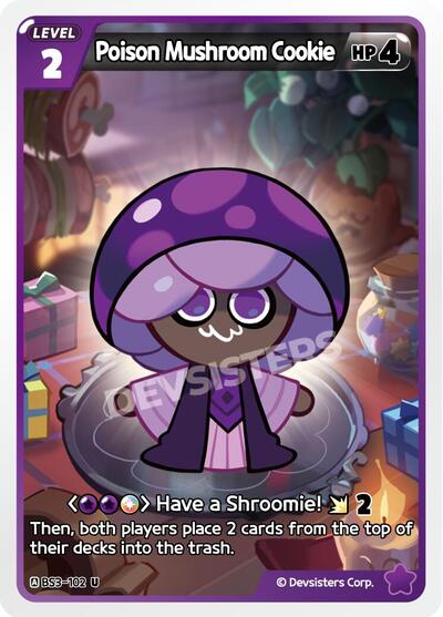 Poison Mushroom Cookie