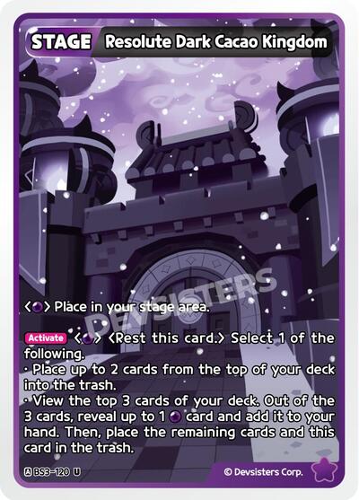 Resolute Dark Cacao Kingdom