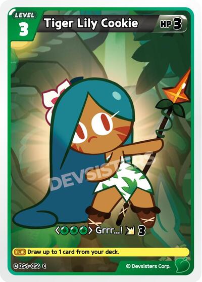 Tiger Lily Cookie (056)