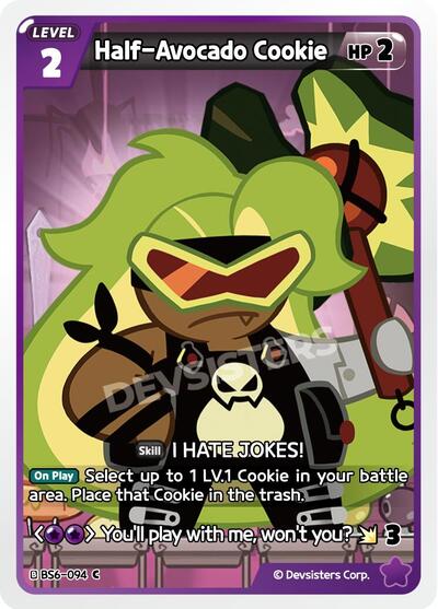 Half-Avocado Cookie