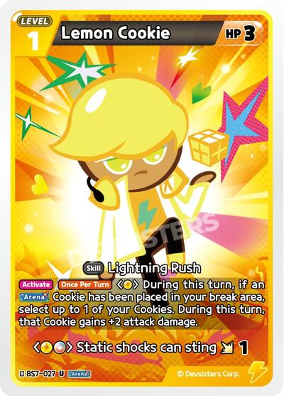 Lemon Cookie (027)