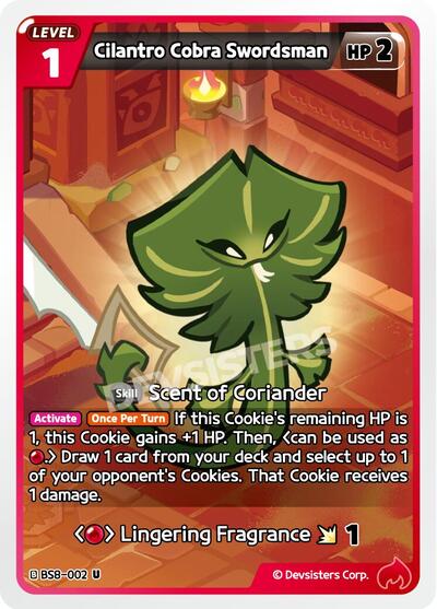 Cilantro Cobra Swordsman