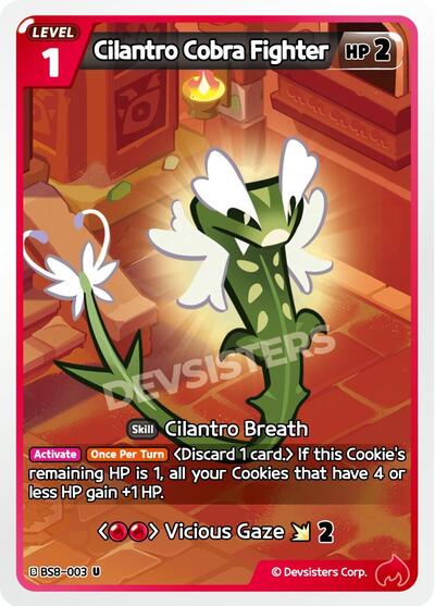 Cilantro Cobra Fighter