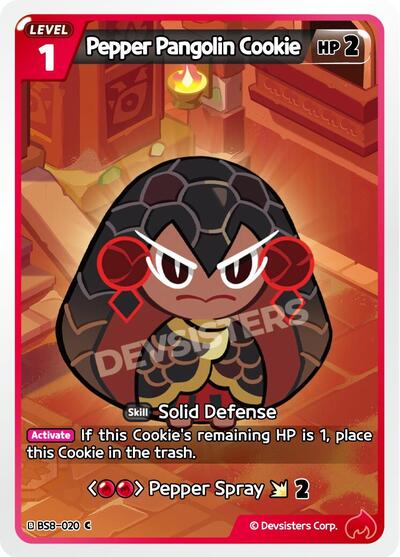 Pepper Pangolin Cookie