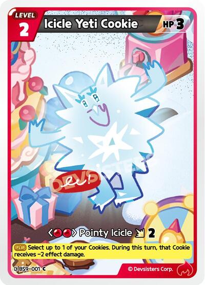 Icicle Yeti Cookie (Ver. 2)