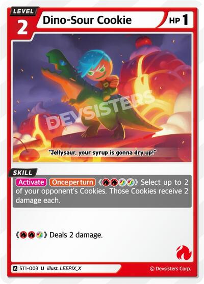 Dino-Sour Cookie