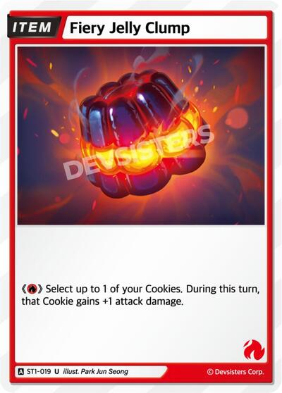 Fiery Jelly Clump