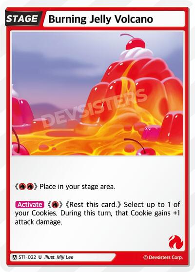 Burning Jelly Volcano