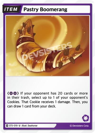 Pastry Boomerang