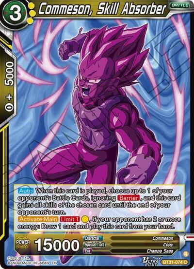 Commeson, Skill Absorber