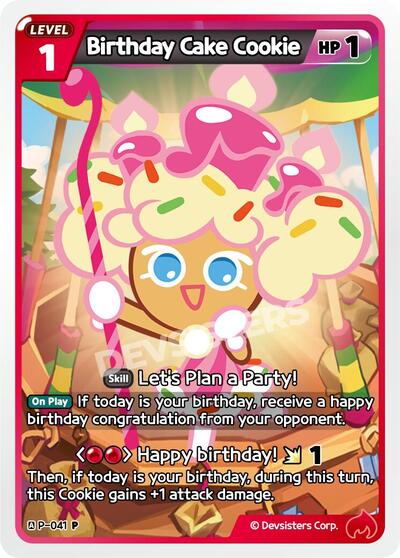 Birthday Cake Cookie