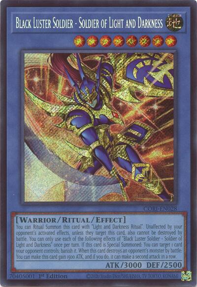 Black Luster Soldier - Soldier of Light and Darkness (Secret Rare)
