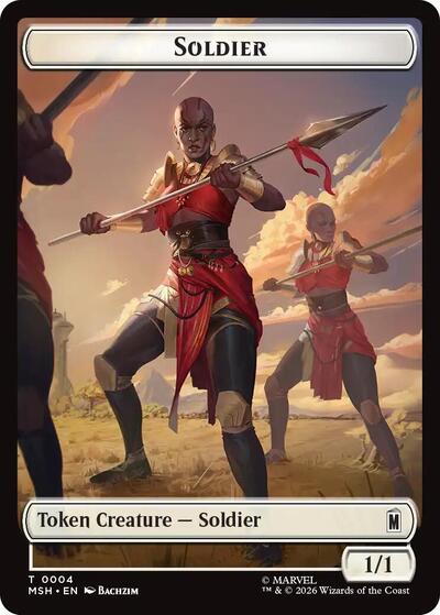 Soldier // Copy Double-Sided Token