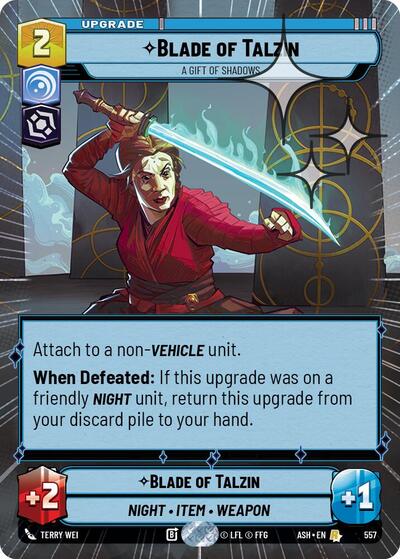 Blade of Talzin - A Gift of Shadows (Hyperspace Foil)