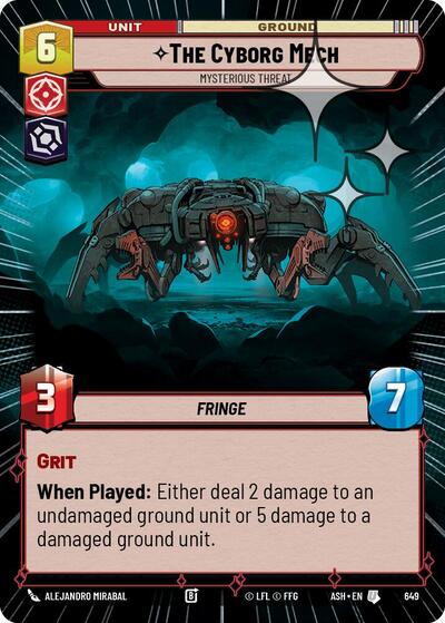 The Cyborg Mech - Mysterious Threat (Hyperspace Foil)