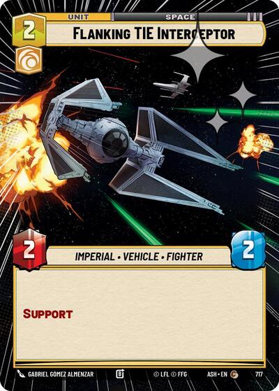 Flanking TIE Interceptor (Hyperspace Foil)