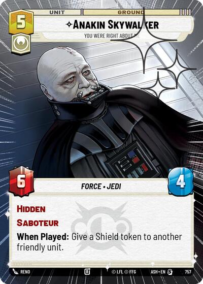 Anakin Skywalker - You Were Right About Me (Hyperspace Foil)