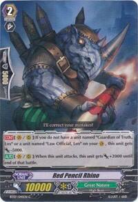 Red Pencil Rhino