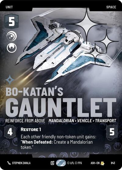 Bo-Katan's Gauntlet - Reinforce from Above (Prestige Foil)