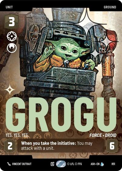 Grogu - Yes. Yes. Yes. (Prestige Foil)