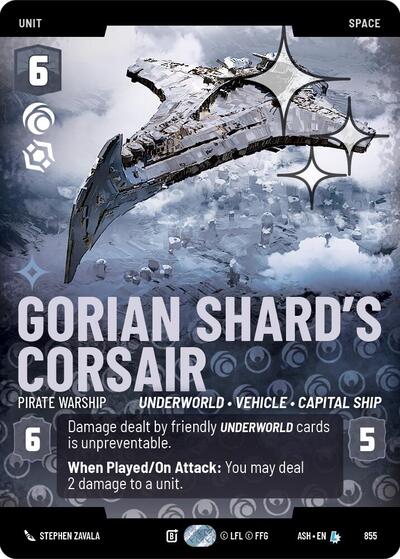 Gorian Shard's Corsair - Pirate Warship (Prestige Foil)