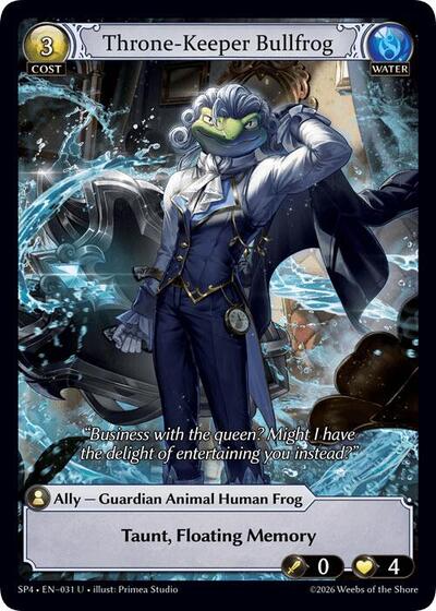 Throne-Keeper Bullfrog