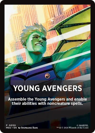 Young Avengers Theme Card (0050)