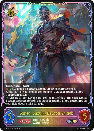 Bansai Suzuki, Deacon Shinobi (SL)