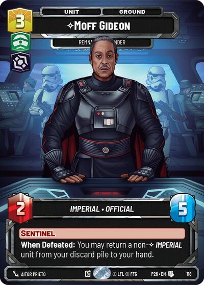 Moff Gideon - Remnant Commander (Participation)