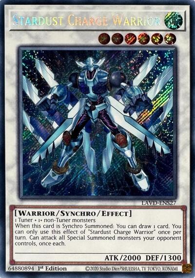 Stardust Charge Warrior (Secret Rare)