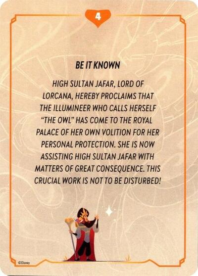 Reign of Jafar Lore Card (4 of 19)
