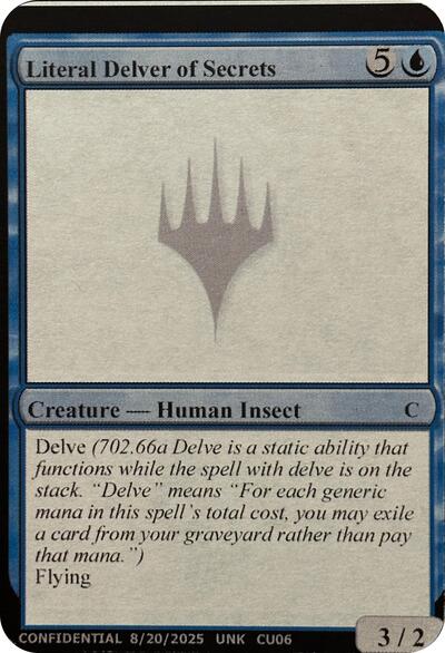 Literal Delver of Secrets
