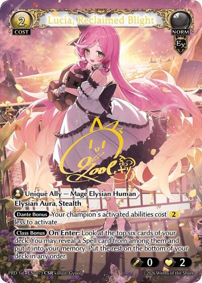 Lucia, Reclaimed Blight (CSR)