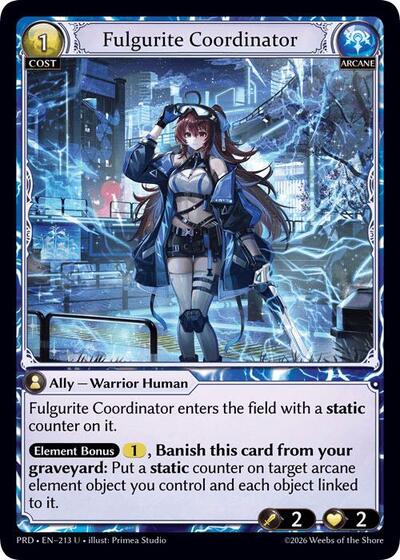 Fulgurite Coordinator (Interference Curio Foil)
