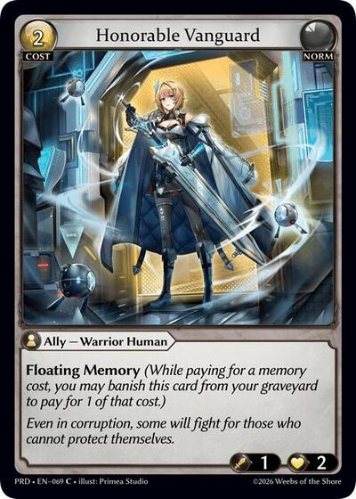 Honorable Vanguard (Interference Curio Foil)